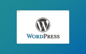 WordPress installation image